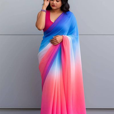 রঙধনু জর্জেট শাড়ি_img_1