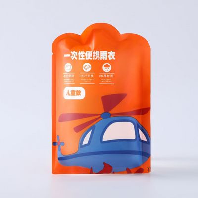Emergency Pocket Raincoat for Kids only | 3/6 Pieces Combo Pack | Multiple Color_img_4