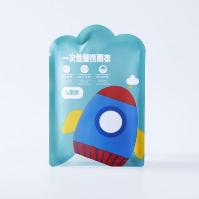 Emergency Pocket Raincoat for Kids only | 3/6 Pieces Combo Pack | Multiple Color_img_7