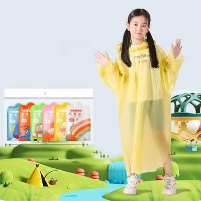 Emergency Pocket Raincoat for Kids only | 3/6 Pieces Combo Pack | Multiple Color