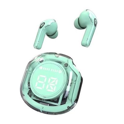 Ultra Pods Pro Bluetooth Earbuds With Display Transparent TWS_img_1
