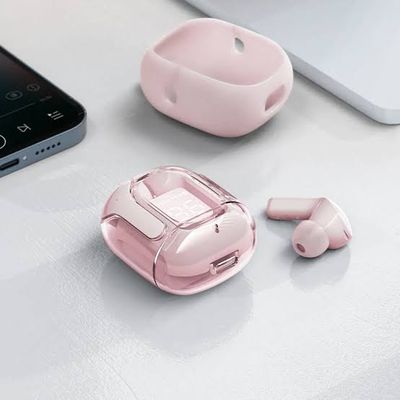 BTS TWS BABY PINK Bluetooth Earbuds_img_0