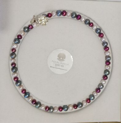 One layer multicolor pearl necklace_img_0