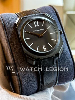 UNIVERSE POINT SLIM DIAL FULL BLACK BELT UP1988-1205_img_0