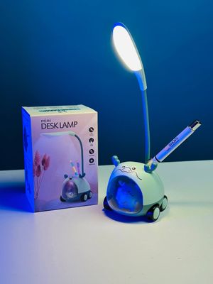 Foldable LED Study Lamp with Pen Holder & Sharpener for Kids_img_1