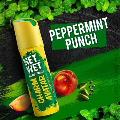 ET WET Deodorant For Men Charm Avatar Peppermint Punch, 150m_img_1
