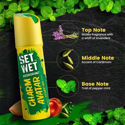ET WET Deodorant For Men Charm Avatar Peppermint Punch, 150m_img_2