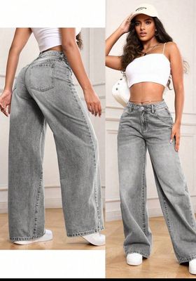 Grey wash Wide leg jeans_img_0
