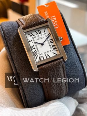 IBSO TANK BROWN LEATHER MENS WATCH S1338G_img_1