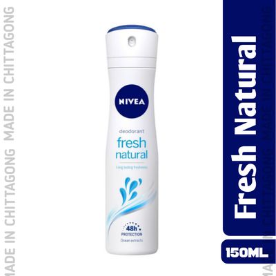 NIVEA Female Body Spray Fresh Natural 150 ml