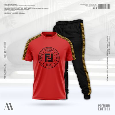 Premium Quality Stylist Printed Half Sleeve T-Shirt & Full pant ( Set )for Men_img_2