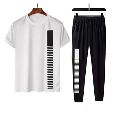 Premium Quality Stylist Printed Half Sleeve T-Shirt & Full pant ( Set )for Men_img_5