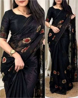 প্রিমিয়াম মাইক্রো জর্জেট শাড়ি_img_1