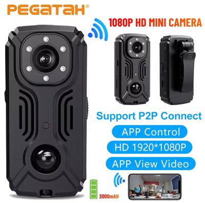 MD37 1080P WiFi Mini Camera IR-CUT Night Vision DVR Mini Camcorder (Body Camera)