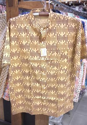 Printed Cotton Men Summer Fotua | Palli_img_1