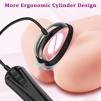 Adult Sex Toys for Female Automatic Vacuum Vagina Pump Nipple Pussy Sucker Clitoral Pump with 6 Powerful Mode Women Masturbation_img_1