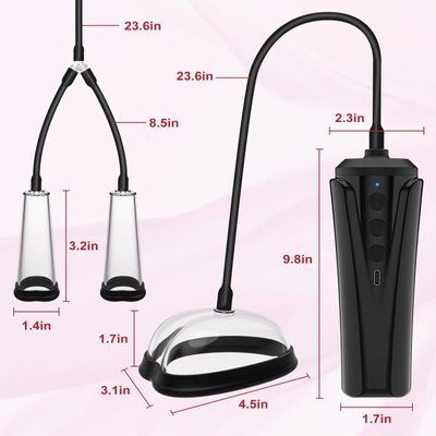 Adult Sex Toys for Female Automatic Vacuum Vagina Pump Nipple Pussy Sucker Clitoral Pump with 6 Powerful Mode Women Masturbation_img_2