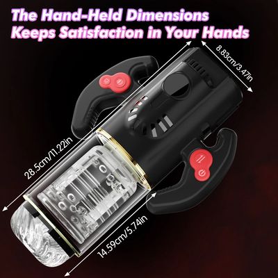 Automatic Man Masturbator With Handle Blowjob Masturbation Vagina Pocket Pussy Penis Oral Sex Machine Toys For Man Adults 18_img_1