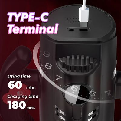 Automatic Man Masturbator With Handle Blowjob Masturbation Vagina Pocket Pussy Penis Oral Sex Machine Toys For Man Adults 18_img_2