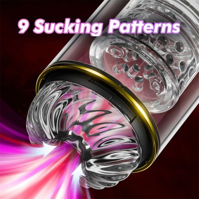 Automatic Man Masturbator With Handle Blowjob Masturbation Vagina Pocket Pussy Penis Oral Sex Machine Toys For Man Adults 18_img_5