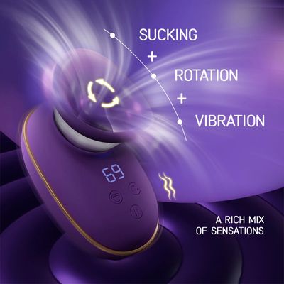 Nipple Sex Toy for Women Clitoral Vibrator Sucking and Licking Tongue Vagina Stimulator Orgasm Pussy Blowjob Female Masturbation_img_6