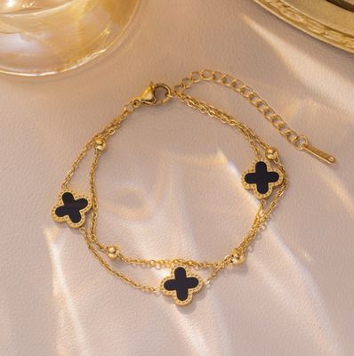 Double layer clover bracelet_img_0