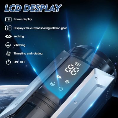 Automatic Realistic Vaginas Male Masturbator with Sucking Blowjob Thrusting Rotating Vibrator Penis Pump Adult Sex Toys for Men_img_2