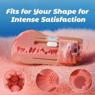 Realistic Vaginas Masturbator Automatic Men Pocket Pussy Artificial Vagina Male Vibrator Blowjob Sucking Machine Adult Sex Toys_img_5