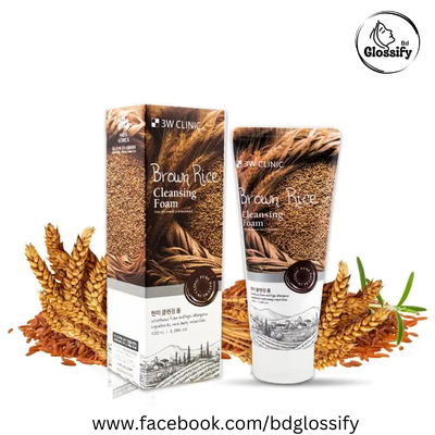 3W Clinic - Brown Rice Cleansing Foam (100ml)_img_0