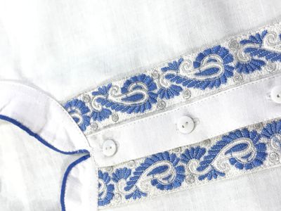 White Cotton Fotua | Palli Brand_img_0