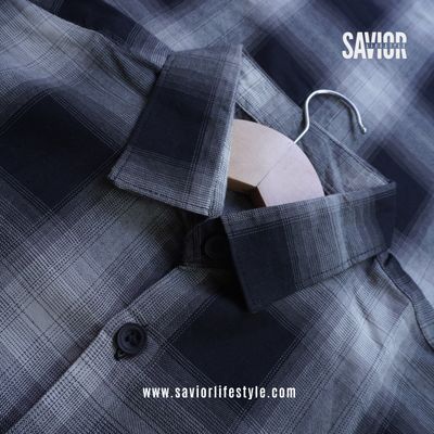 Black Check - Full Sleeve Pocket Less Check Shirt_img_1
