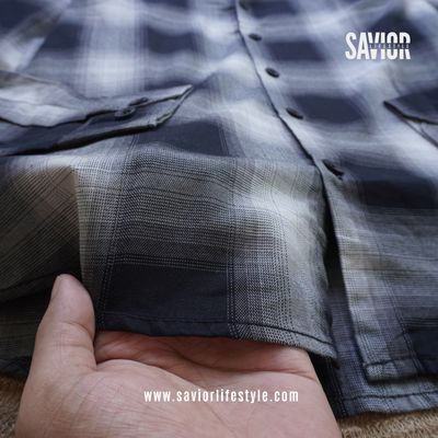 Black Check - Full Sleeve Pocket Less Check Shirt_img_3