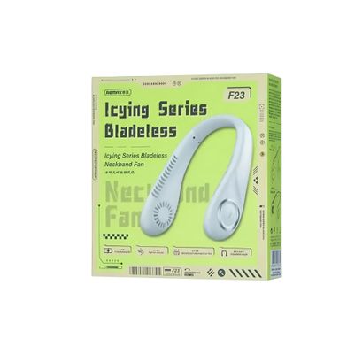 Remax F23 Icying Series Bladeless Neckband Fan – White ._img_1
