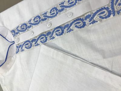 White Cotton Fotua | Palli Brand_img_1