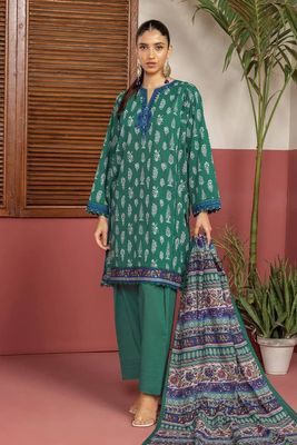 Khaadi green 3pcs_img_0
