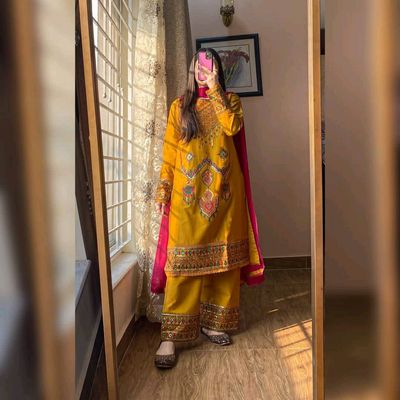 Sequence Embroidery Three Piece