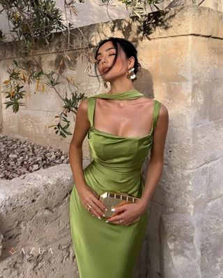 Calanthe Maxi Dress - Green_img_0