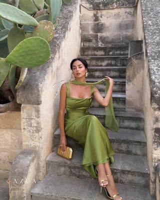 Calanthe Maxi Dress - Green_img_5