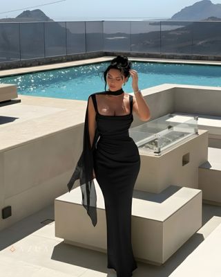 Calanthe Maxi Dress - Black_img_2