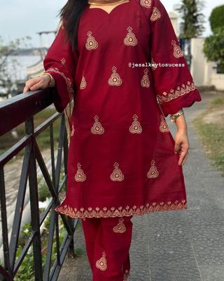 পাকিস্তানি ডিজাইনের থ্রি- পিস কালেকশন_img_2