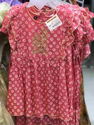 Girls Embroidered Frocks & Party Dresses - Eid Collection - Palli পল্লী_img_4