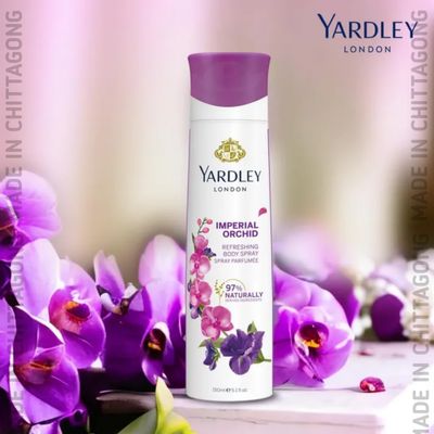 Yardley London Imperial Orchid Body Spray For Women, 150 ml_img_1
