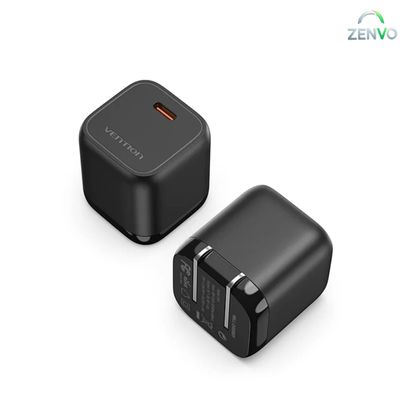 VENTION FAKB0-EU 30W USB-C GaN Charger – Black_img_1
