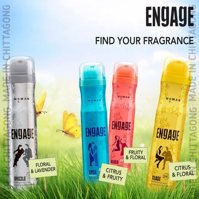 Engage Metal Range For Women, Drizzle, 150ml_img_5