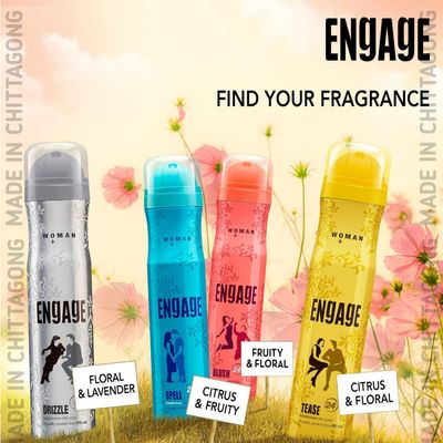 Engage Blush Deodorant Body Spray Women 150ml_img_5