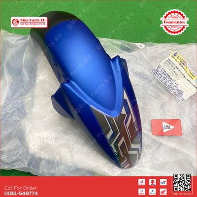 Mudguard (Mat Blue Color) for TVS RTR 2V 160cc bike._img_0