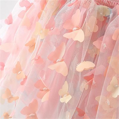 Baby Girl Butterfly Wings Fairy Sleeveless Pleated Lace Summer Dress (6 months to 3 years)_img_4