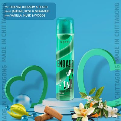 Engage Garden Mystique Deodorant, For Women, Spicy & Woody Notes, Long-Lasting_img_1