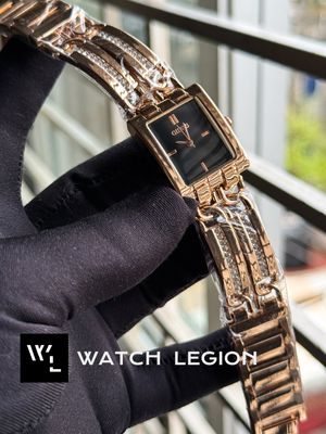 GUCCI STONE CHAIN ROSE GOLD BLACK DIAL_img_1