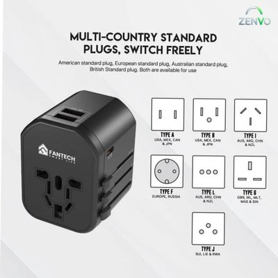 Fantech PowerCube TAC1 Travel Multi Adapter_img_1